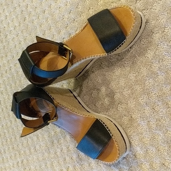 See by Chloe wedge espadrilles leather - Picture 7 of 8